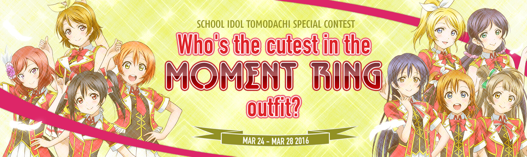 Who's the cutest in the Moment Ring outfit?
