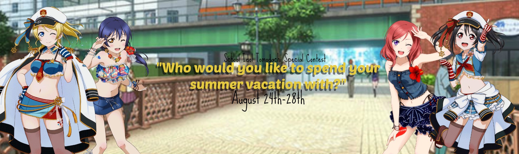 Who would you like to spend your summer vacation with?