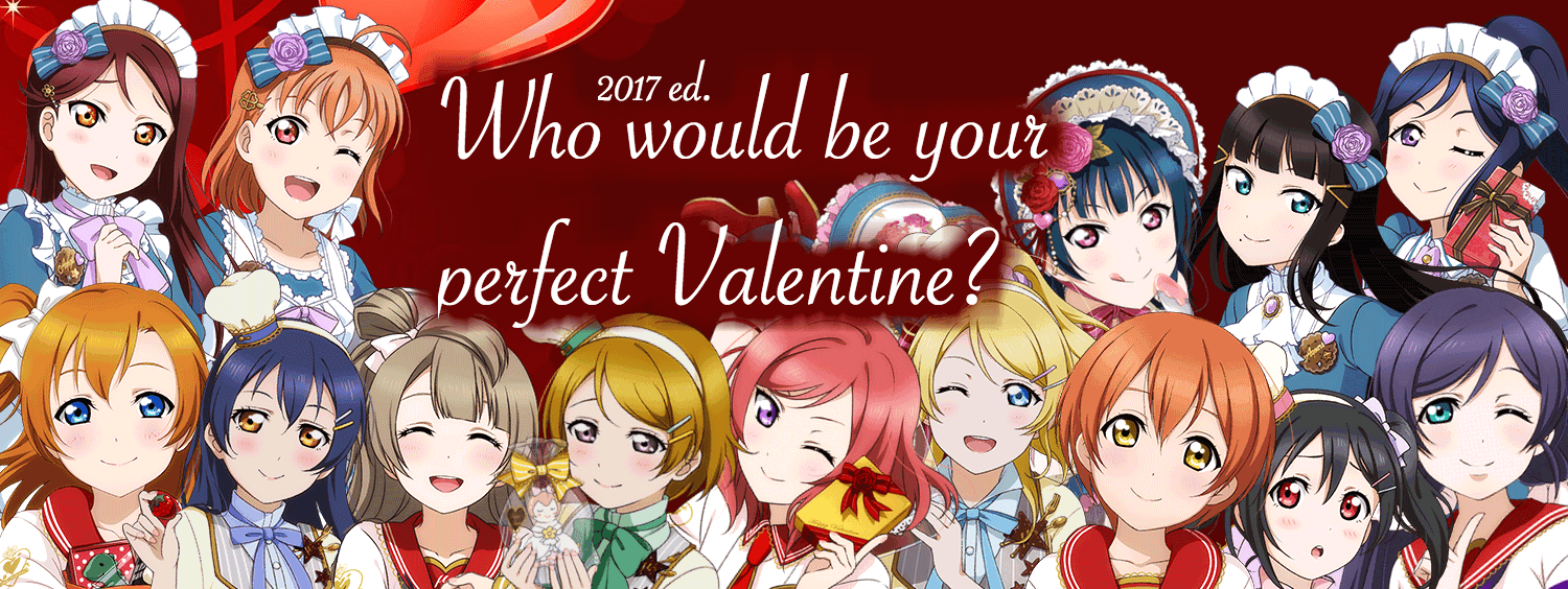Who would be your perfect Valentine? 2017 ed.